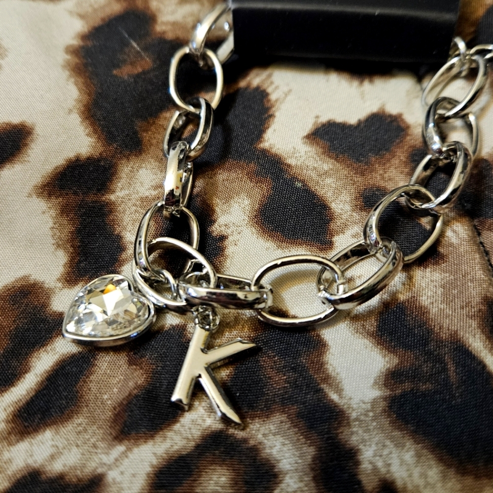 Guess Now It's Initial - K Charm Bracelet